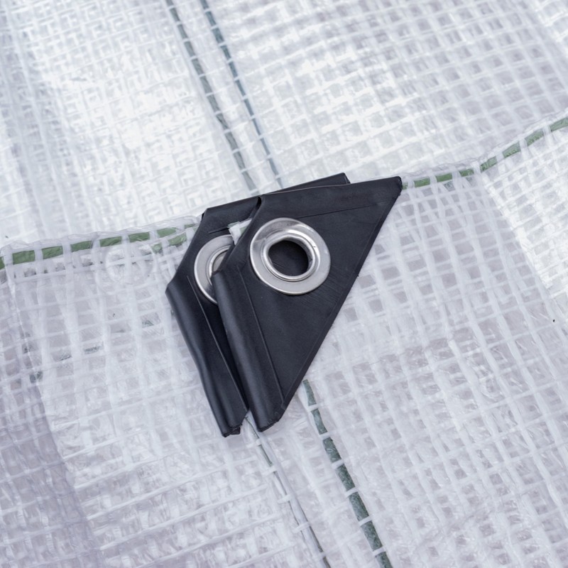 Clear & reinforced waterproof mono tarpaulin/camping ground/Fly sheet tarp,garden cover