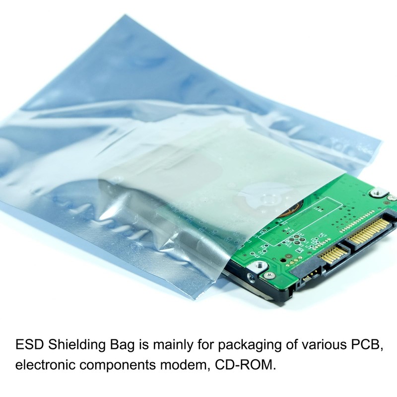 QUARKZMAN Pack of 15 Anti-Static Bags ESD Shielding Bags Flat