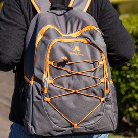 CampFeuer Cool Backpack 30 Litres | Lightweight and Waterproof | Grey | Insulated Bag for BBQ, Camping, Beach and Outdoor Activities