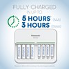 Eneloop Panasonic K-KJ63MCC44A Advanced 8-Position Rechargeable Battery 5-Hour Quick Charger