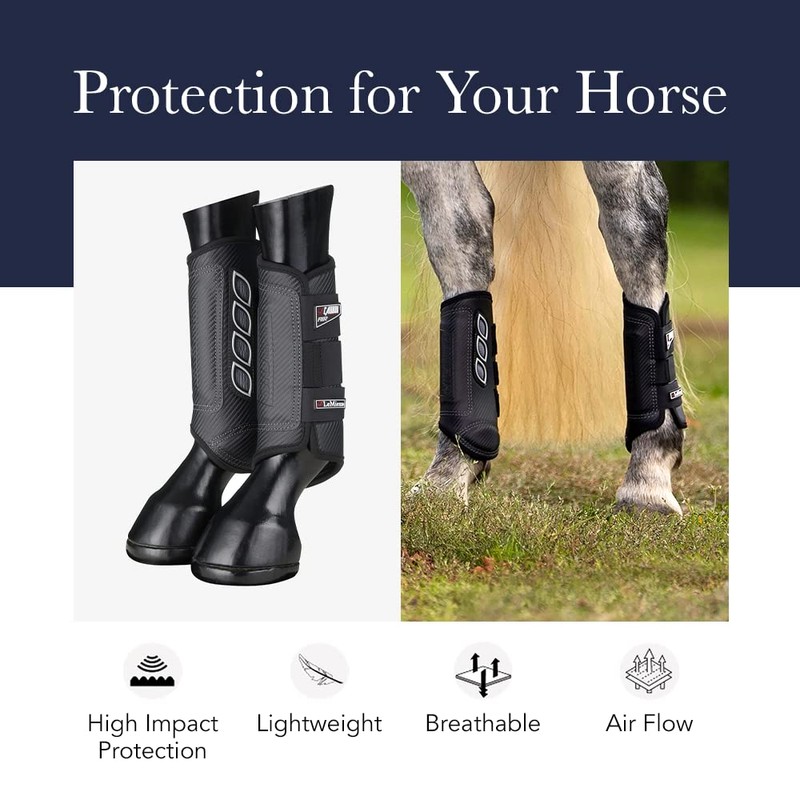 LeMieux Carbon Air XC Cross Country Hind Horse Boots -