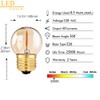 Tsunetani G40 G12.5 Led Filament Mini Globe Light Bulbs 0.5W