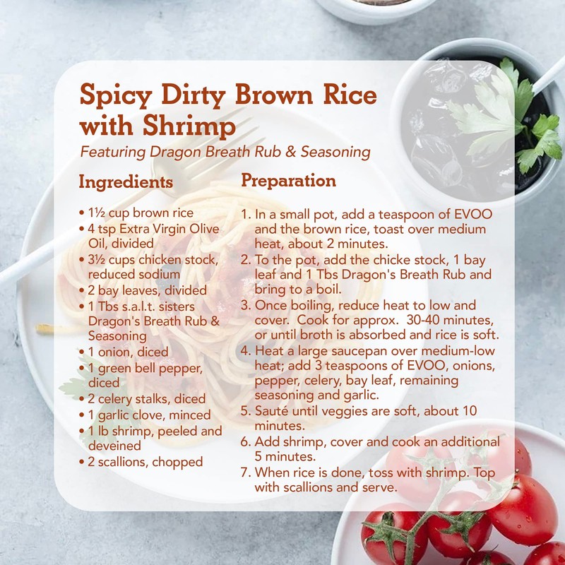 s.a.l.t. sisters Dragon's Breath Rub & Seasoning | All-Natural, Gluten