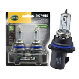 HELLA 9007 2.0TB Twin Blister Kit High Performance Bulb, 12V, 65/55W, 2 Pack