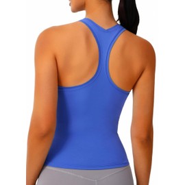 Workout Tank Tops for Women - Butter Soft Racerback Athletic Tops Sleeveless Gym Yoga Shirts Quick Dry Lightweight Breathable