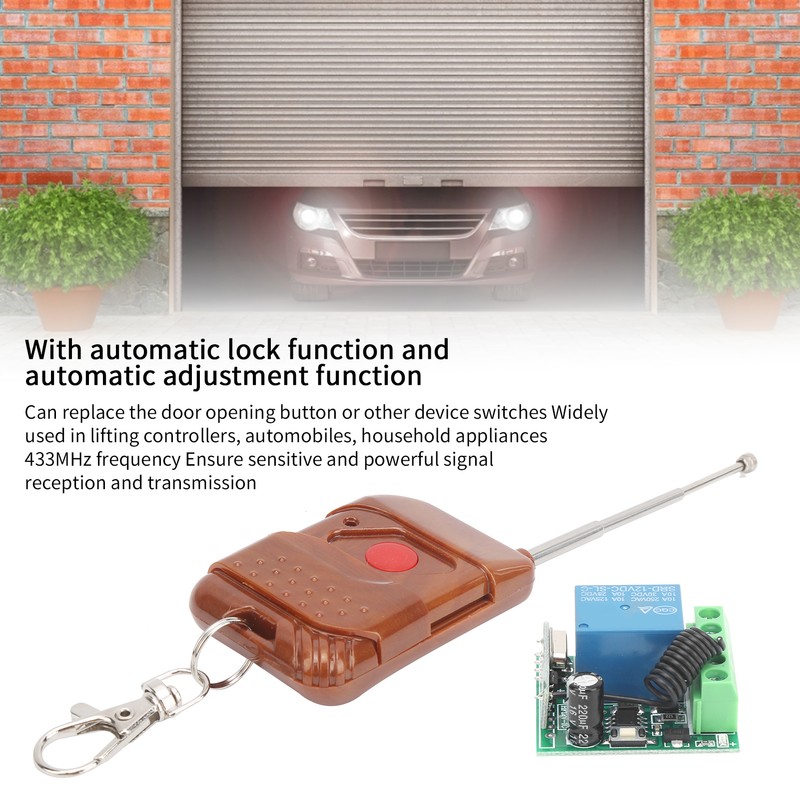 DC 12V Single Channel Relay Module RF Wireless Switch Receiver