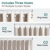 Houmiggle Silent Ceiling Curtain Track with Wall Mount, 6ft-9ft, White