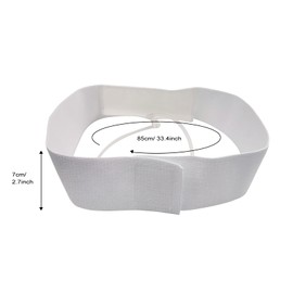 DAHE Urine Test Bag Abdominal Belt Concealed Urine Test Belt Portable Bag for Working Test Screen (Short)