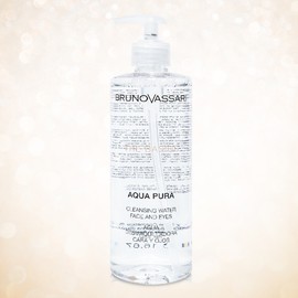 Bruno Vasari The Basics Aqua Pura 500ml Cleansing Water + Sample / 브루노바사리 더 베이직스 아쿠아 퓨라 500ml 클렌징워터+샘플
