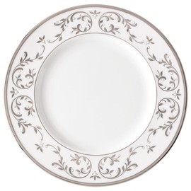 Lenox Opal Innocence Silver Platinum Accent Plate, 1.10 LB, Metallic