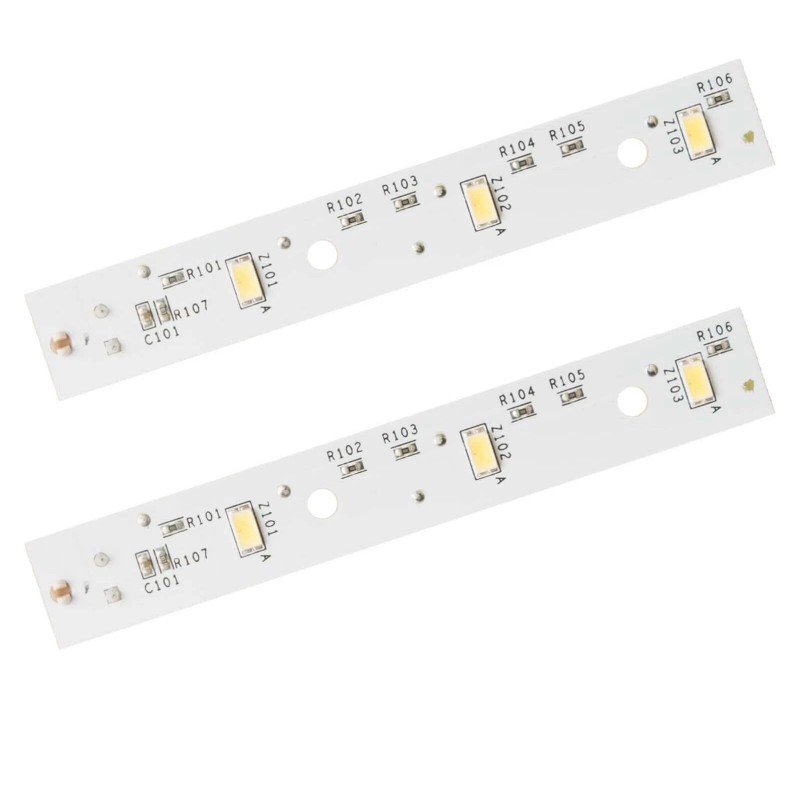 For GE Durable 2pcs WR55X26671 Refrigerator LED Light Board for