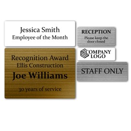 Trophy Plates | Printed Metal Plaque/Sign