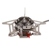 Mini Camping Gas Stove Windproof Stove Three Core Head Gas