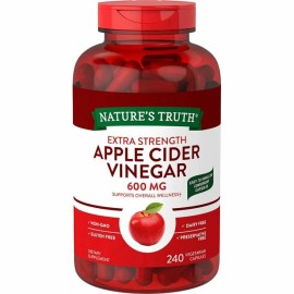 Nature's Truth Apple Cider Vinegar Capsules 600 MG (240 ct.)