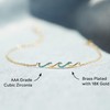 STORYJEWELLERY Birthday Gifts For Women, Wave Bracelet, Gifts for Women