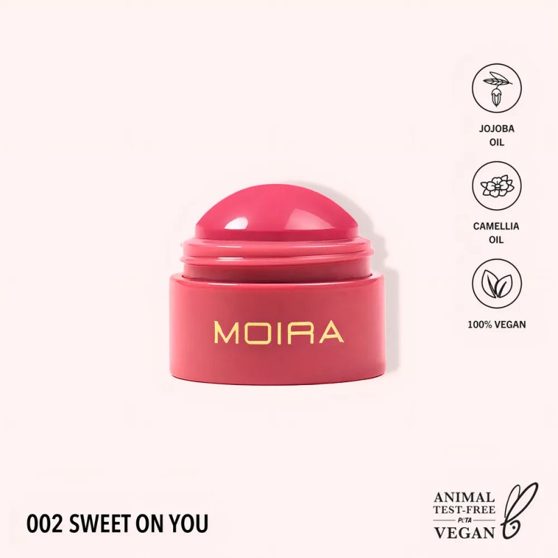 Rubor Moira Soft Blush Balm Tono Del Maquillaje 002 Sweet