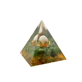 Orgonite Crystal Pyramid Crystal Chakra Amethyst Reiki Pyramid Health Pyramid Crystals Energy Natural Home Decor Orgonite Pyramid 6 cm