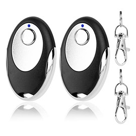 Green Learn Button Garage Door Remote Control Keychain Compatible with Sears Craftsman 139.53879, 139.53859 - LiftMaster 81LM 82LM 83LM - Chamberlain 850CB 853CB 856CB (2 Pack)
