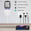 240V Electricity Usage Monitor Plug Power Watt Voltage Amps Meter