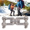 304 Stainless Steel Double Jaw Shackle Rustproof Universal Jaw Anchor