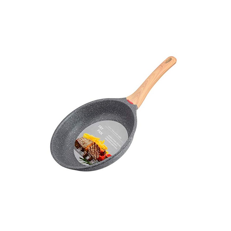 hansubute Induction Nonstick Frying Pan,Light Weight Skillet,Healthy Non Toxic Omelet