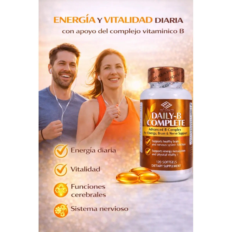 Complejo Vit B12 Energía Metabolismo Antiestrés 120
