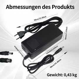 54.6V 2A Universal Triple Port Fast Charger Ideal for Personal Mobility Devices.With Real-time Voltage Monitoring, Optimized Charging and Wide Compatibility.