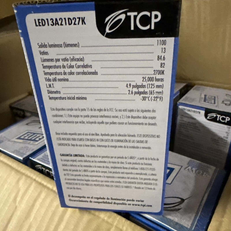 TCP Elite 75W Lightbulb 13W 2700K - Each Sold Separately