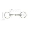 Equine Smile ES0102 Snaffle Bit Simple Broken Ring Diameter 65