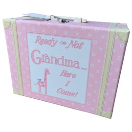 Child to Cherish Visit Grandma Kid's Suitcase, Includes Blanket, Pink