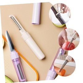 iplusmile Double End Vegetable Peeler Convenient Carrot Fruit Cutter Ergonomic Design Portable Kitchen Tool for Easy Peeling for Home and Restaurant Use