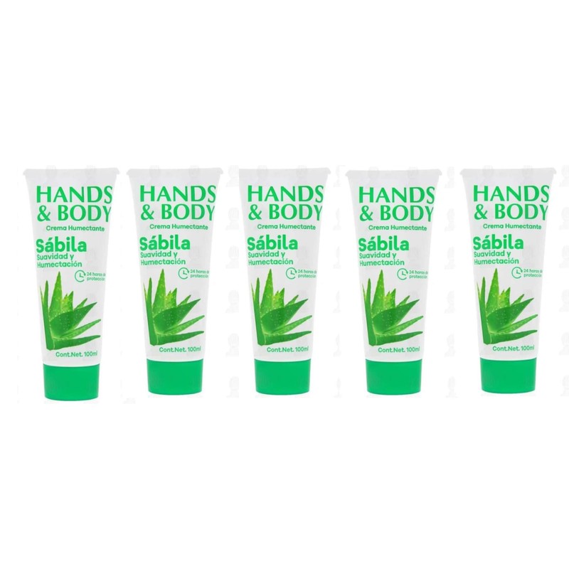Crema Corporal Hands & Body Humectante con Sábila, 100 ml.