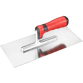 Connex COX781242 Smoothing Trowel Rustproof with 2C-Handle, Silver/Black/Red, 280 x 130 mm