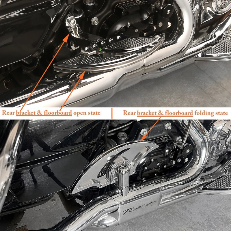 Happy- Motor Motorcycle Blade Rear Pedal Floorboard Heel Toe Shift