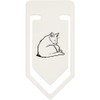 91mm 'Singapura Cat Napping' Large Plastic Paper Clip (CC00084138)