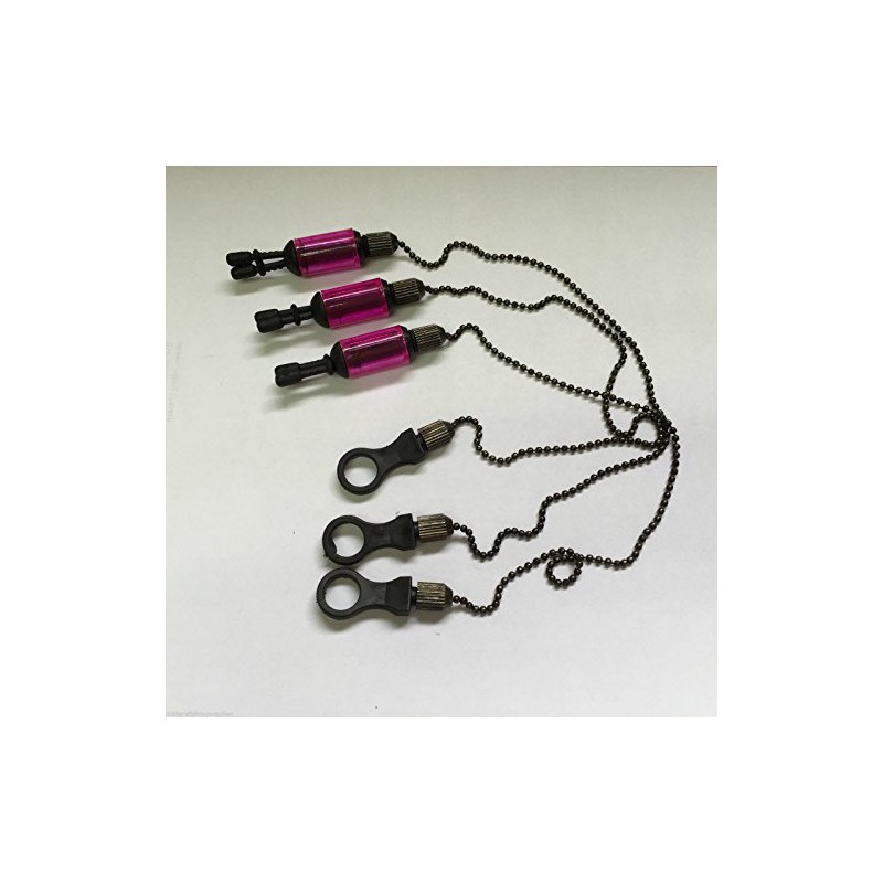 3 x Carp Coarse Fishing Chain Bite Alarm Bobbings Swingers