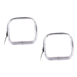 Vaguelly 2PCS PVC Waterproof Cosmetic Storage Bags Toiletry Organizer for Daily Use for Makeup and Travel