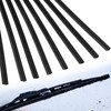 QWORK® Pack of 8 Windscreen Wipers Rubber, Universal Wiper Rubber,