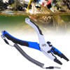 Aluminum Die Casting Fishing Cutting Pliers Non-slip Fishing Clamp Rubber