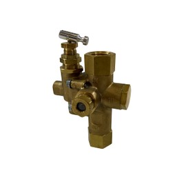 Replacement For Ingersoll Rand 32334252, 1/2" FNPT Inlet X 1/2" FNPT Outlet, Brass Combo Unloader Pilot Check Valve, 140-175 PSI