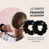 invisibobble Sprunchie Spiral Hair Ring - True Black- 2 Pack