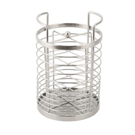 yagiya Utensil holder for Kitchen Counter, Large Cooking Utensil Holder with Wooden Base or Metal base Easy to Dry Kitchen Countertop Utensil Organizer suit for kitchen office (B)