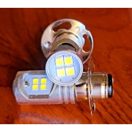 Superlative Supplies 2 Ultra H/L LED Headlight Bulbs for Mitsubishi Satoh S370 S370D Beaver Visib