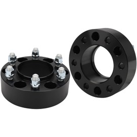 BRTEC 6x5.5 Hubcentric Wheel Adapter 2" Thick 14x1.5 Studs 95.1mm Bore 6x139.7mm Wheel Spacers for Lexus LX600 2022-2023, for Toyota Land Cruiser 2021 /Tundra 22-24 2PCS