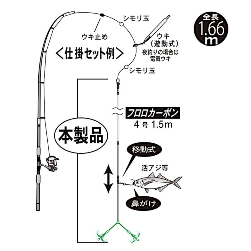 Gamakatsu IK050 Approved Aoi Squid Gap Flapper Clear 3L
