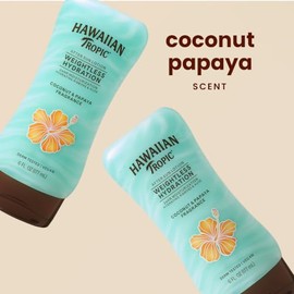 Hawaiian Tropic Loción de hidratación sin peso para después del sol, 6 onzas líquidas (paquete de 2)