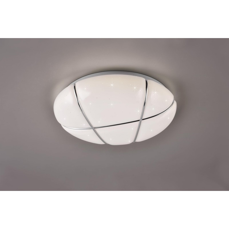 Reality Leuchten Tibor R62903001 LED Ceiling Light Plastic White with