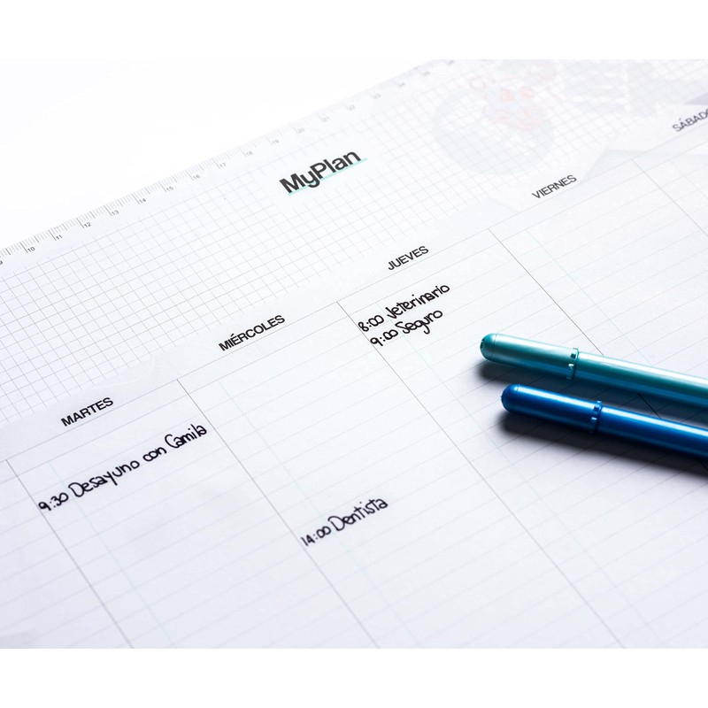 Spanish Weekly Planner - Semanario A4 32 x 22 –