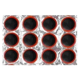 Bike Bicycle Inner Tube Round Puncture Repair Kit Rubber Patch Patches 34mm (12)