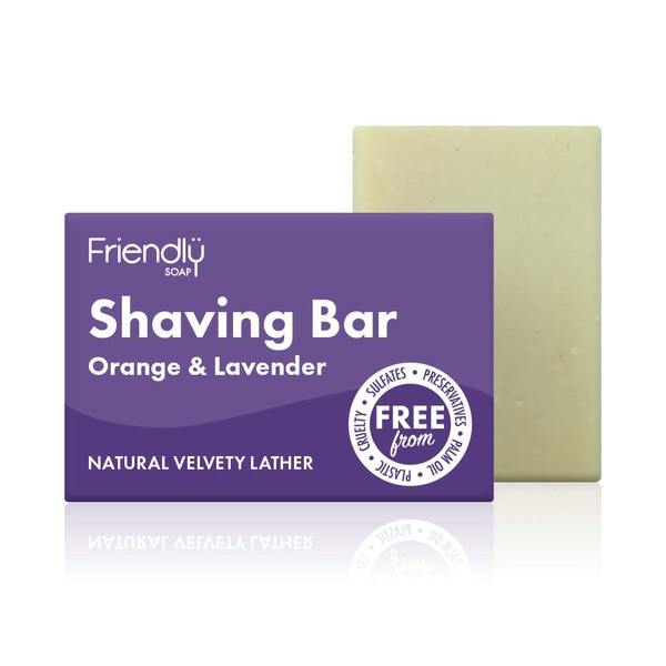 Friendly Soap Natural Handmade Shaving Soap, 95 g